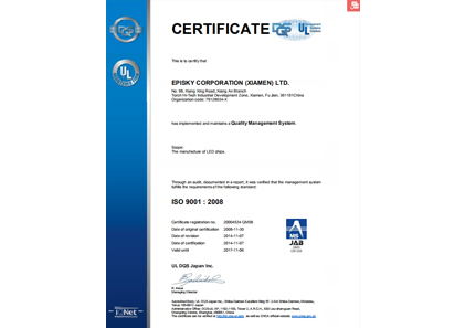 ISO9001：2008 English Version